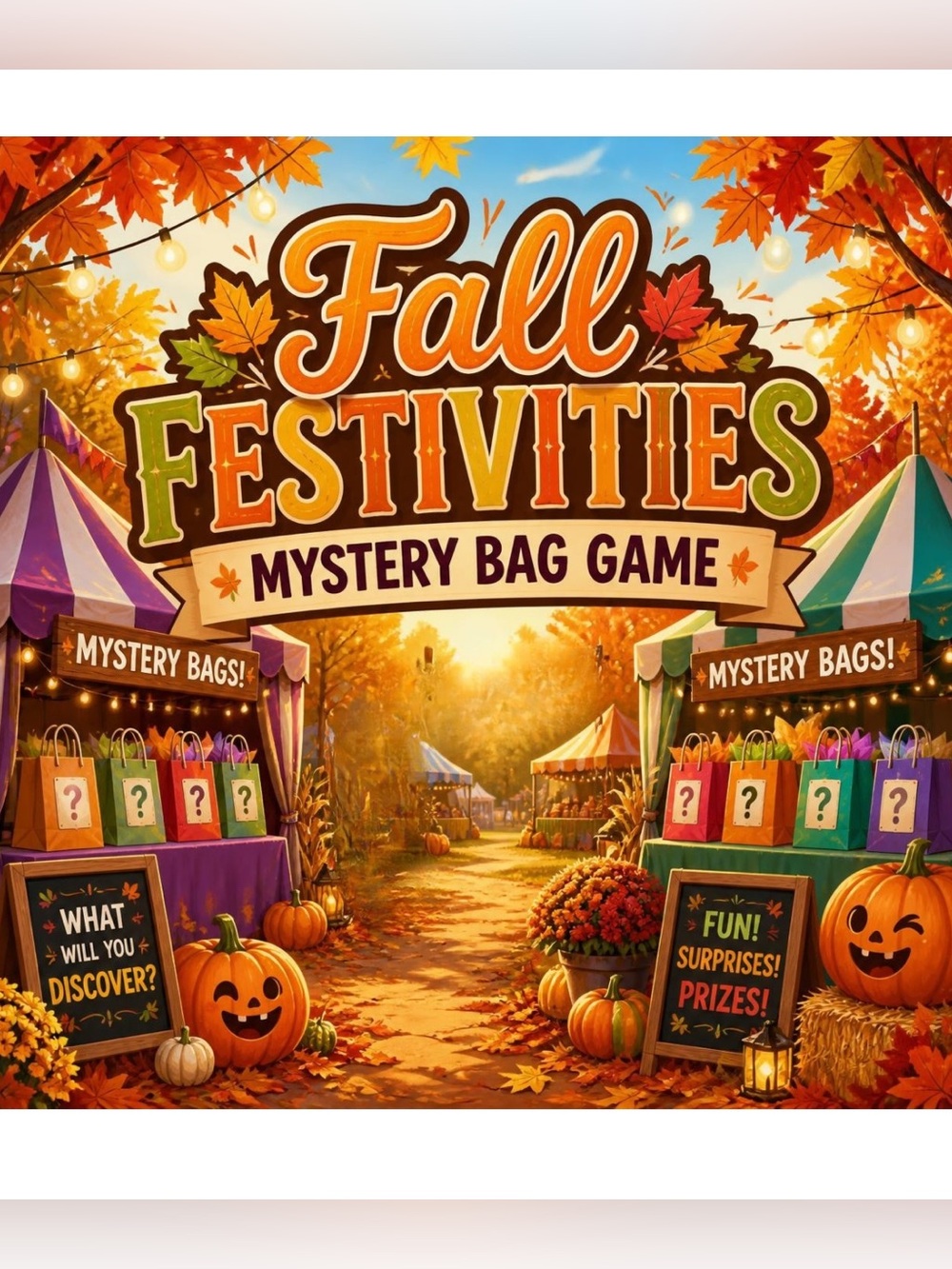 Fall Festivities Mystery Bag Game